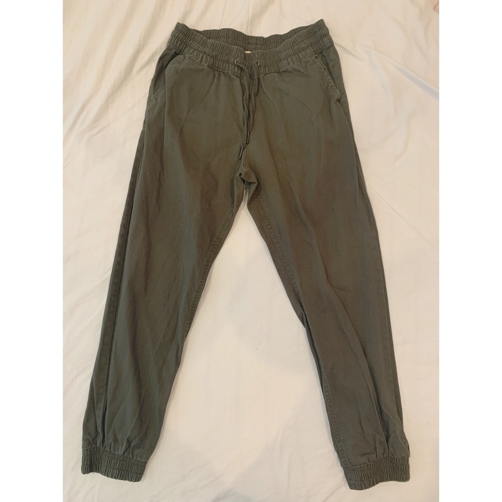 Green Jogger Dress Pants